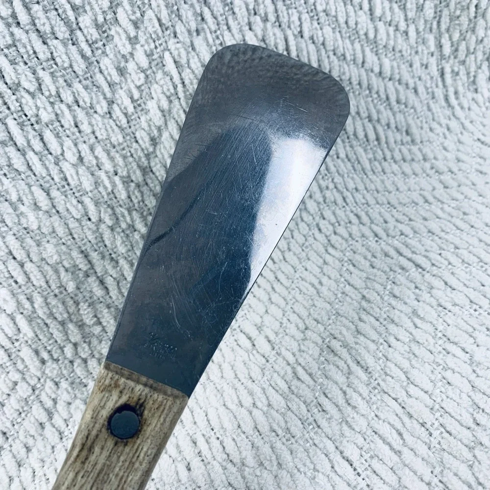 Vintage Vernco #2 Stainless Steel Ice Cream Spade Scoop Wood Handle 9 1/2